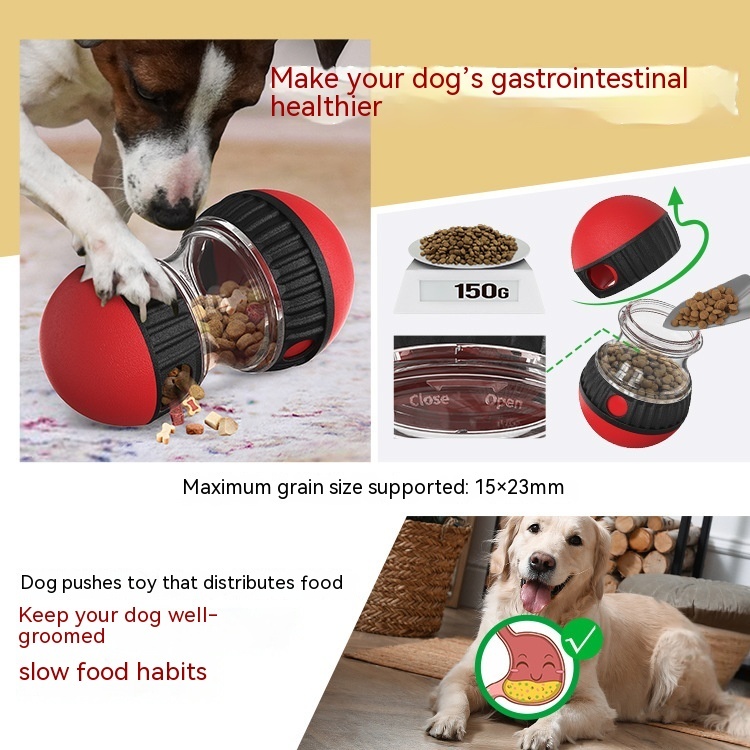 Food Dispensing Dog Toy Tumbler Leaky Food Ball Puzzle Toys Interactive Slowly Feeding Protect Stomach Increase Intelligence Pets Toy Pet Products - Image 9